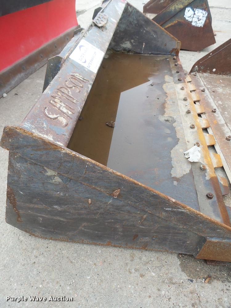 image for item DA7409 (2) skid steer buckets