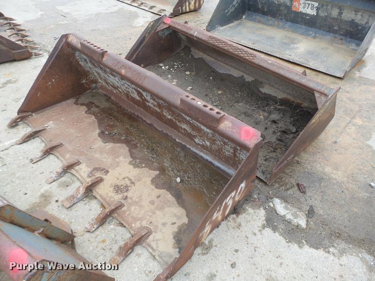 image for item DA7411 (2) skid steer buckets