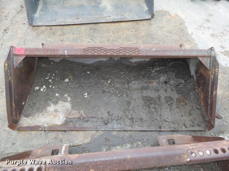 image for item DA7411 (2) skid steer buckets