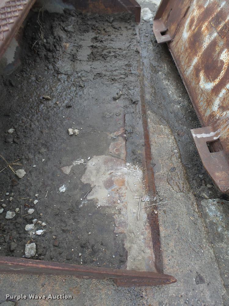 image for item DA7411 (2) skid steer buckets