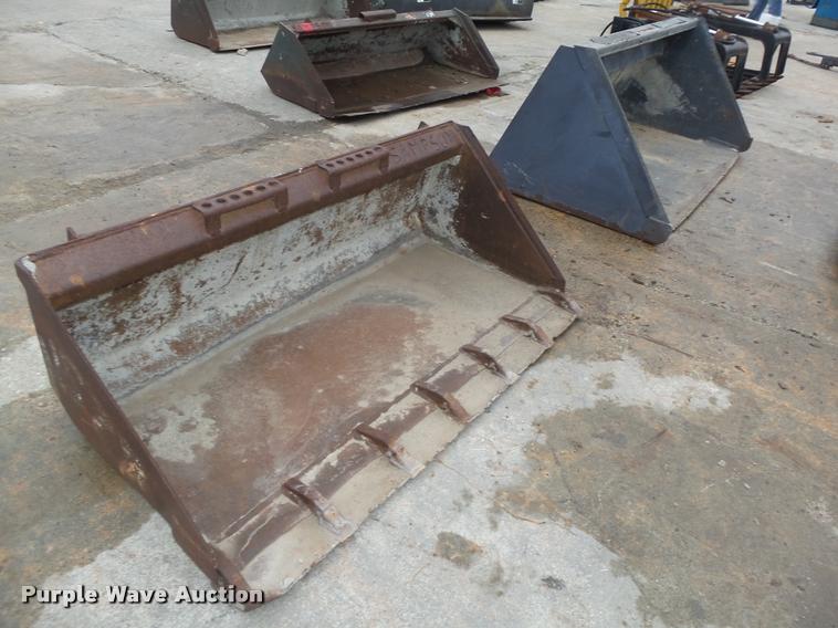 image for item DA7412 (2) skid steer buckets