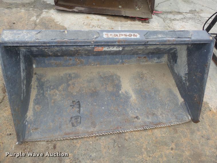 image for item DA7412 (2) skid steer buckets