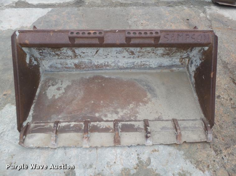 image for item DA7412 (2) skid steer buckets