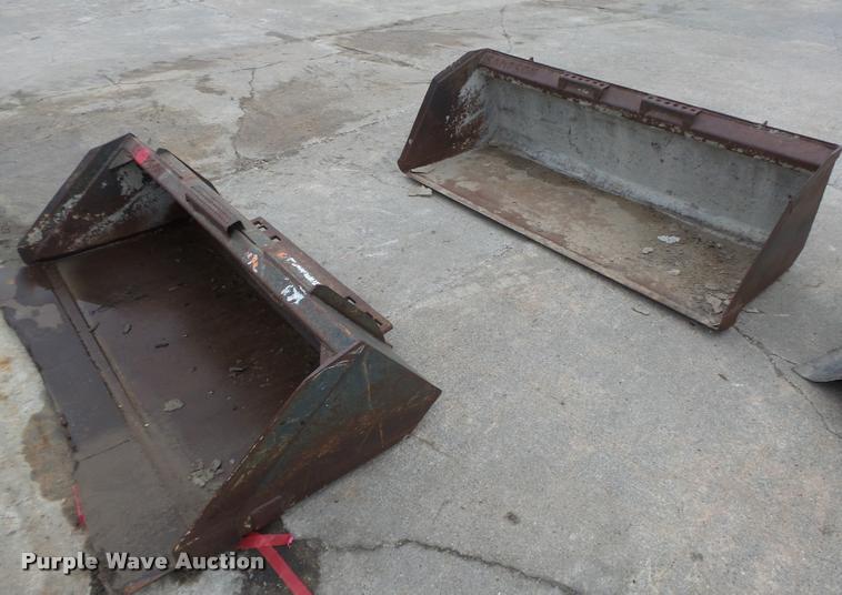 image for item DA7413 (2) skid steer buckets