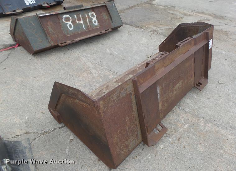 image for item DA7413 (2) skid steer buckets