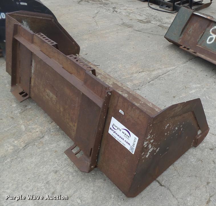 image for item DA7413 (2) skid steer buckets