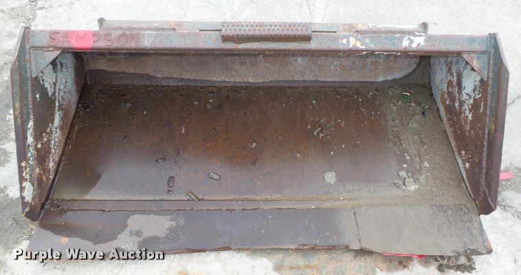 image for item DA7413 (2) skid steer buckets