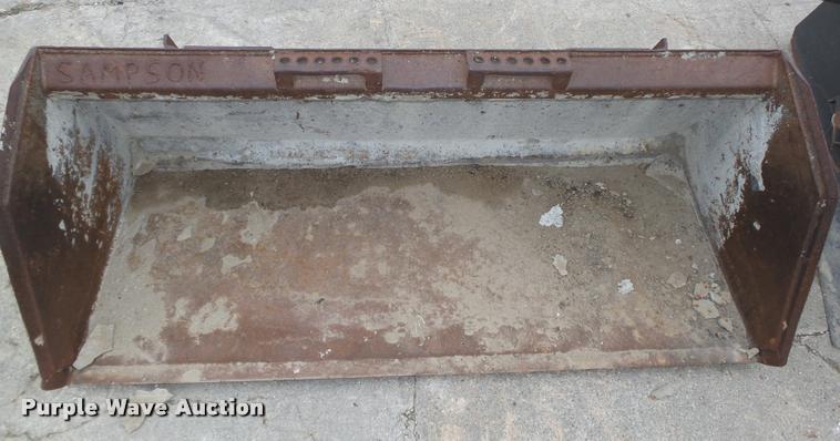 image for item DA7413 (2) skid steer buckets