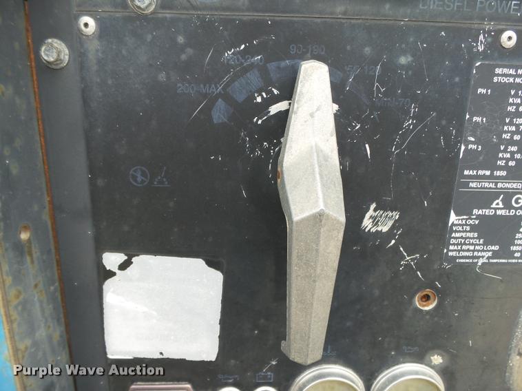 image for item DA7423 Miller Big Blue 251D DC arc welder/generator