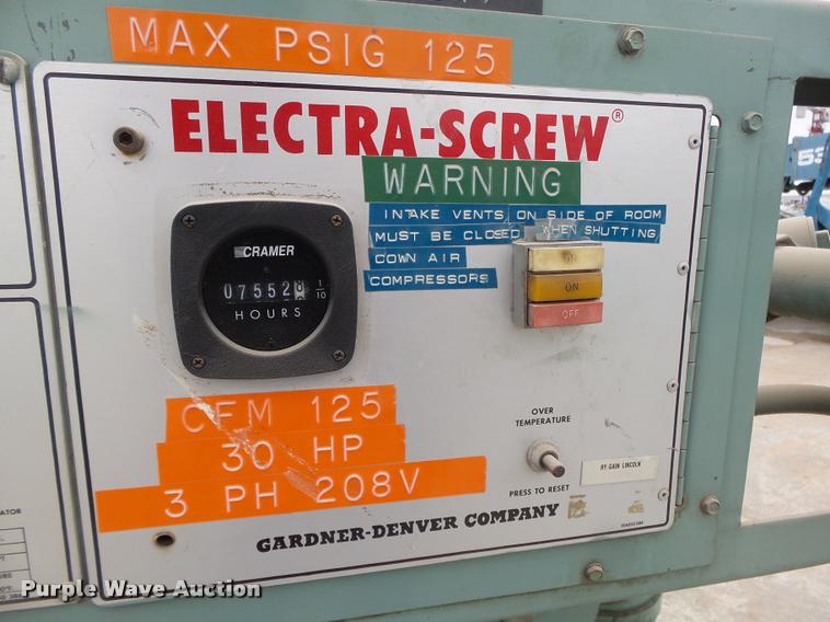 image for item DA7432 Gardner Denver ESGBE air compressor