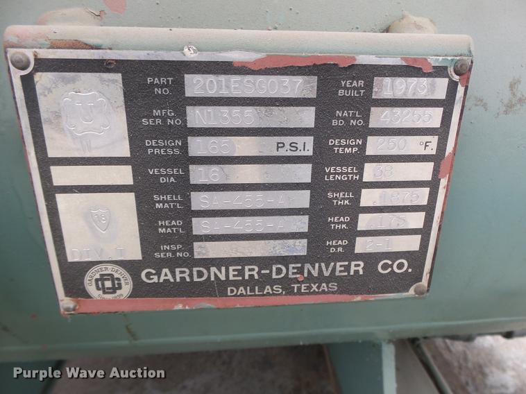image for item DA7432 Gardner Denver ESGBE air compressor