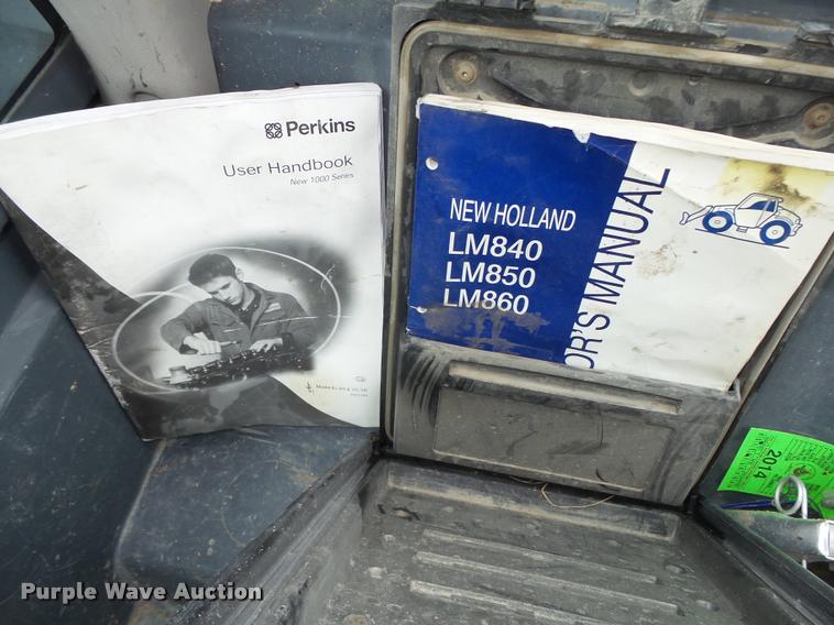 image for item DA7436 2000 New Holland LM860 telehandler