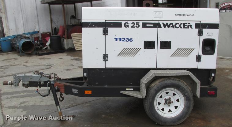 image for item DA7442 Wacker G25 generator