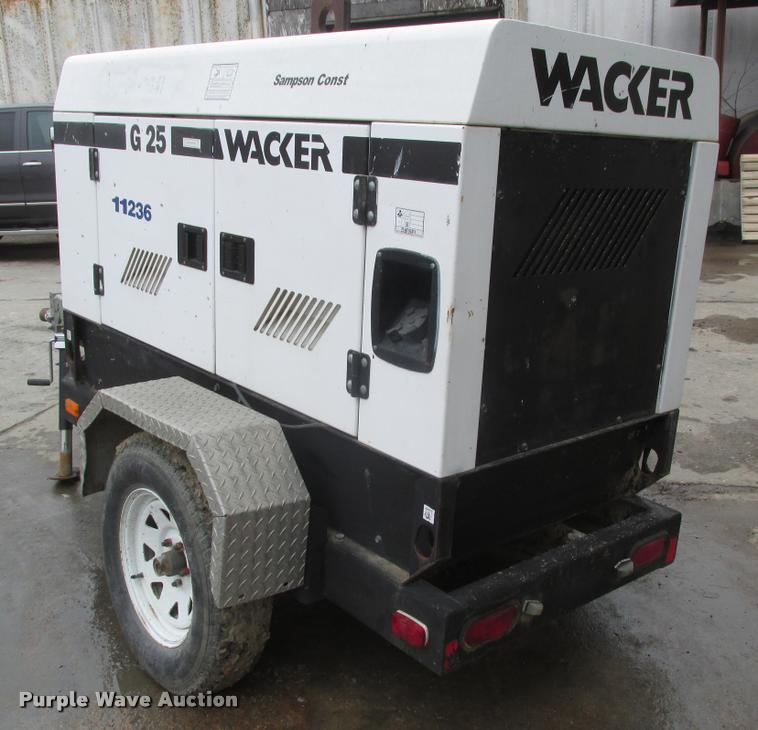 image for item DA7442 Wacker G25 generator