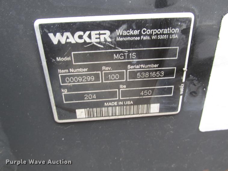 image for item DA7442 Wacker G25 generator