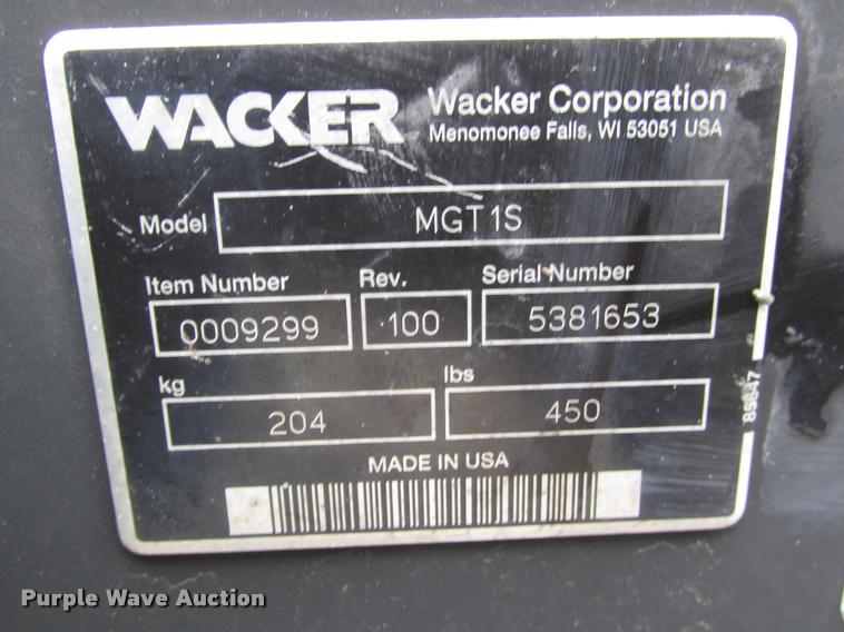 image for item DA7442 Wacker G25 generator
