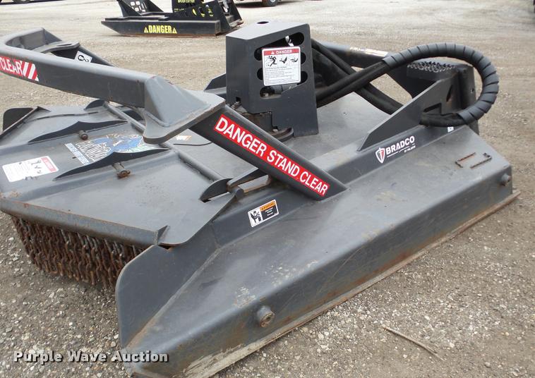 image for item DA7461 Bradco Groundshark Extreme skid steer brush cutter