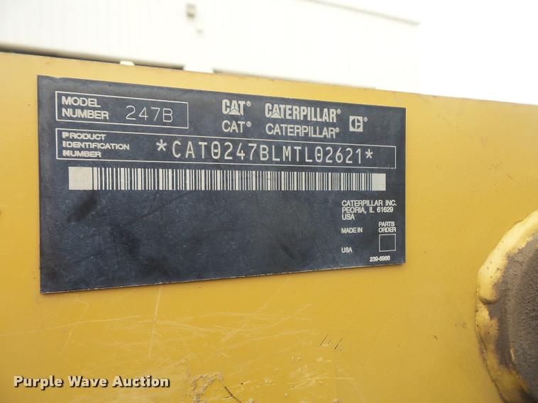 image for item DB0515 2006 Caterpillar 247B skid steer