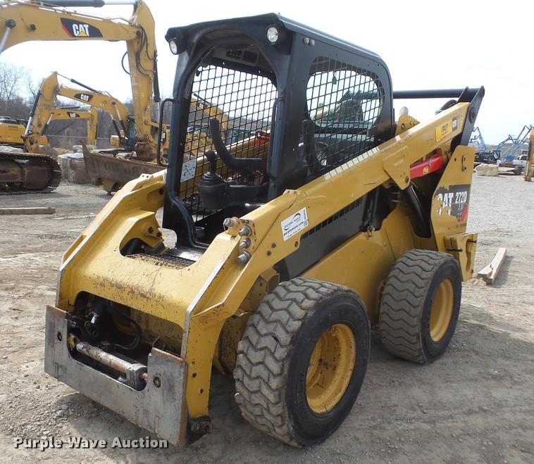 image for item DB0654 2014 Caterpillar 272D skid steer