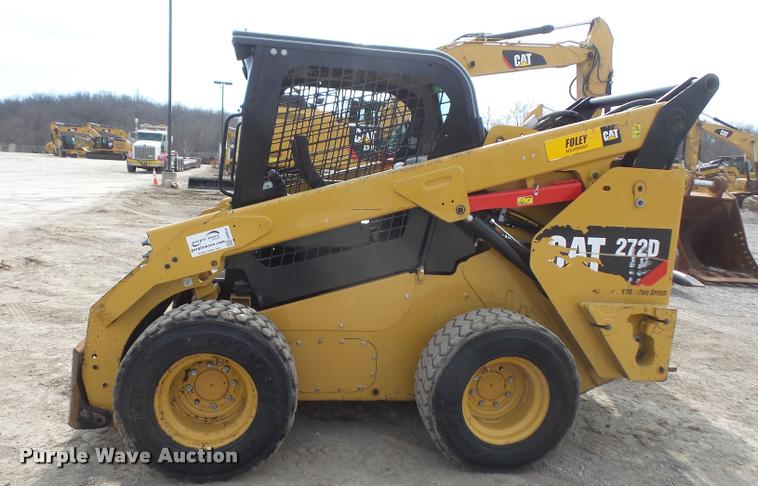 image for item DB0654 2014 Caterpillar 272D skid steer