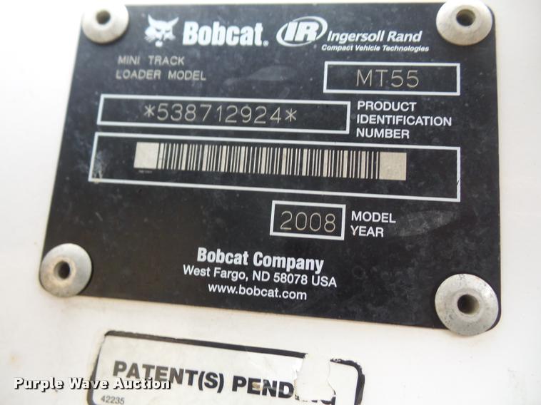 image for item DB0656 2008 Bobcat MT55 compact utility loader