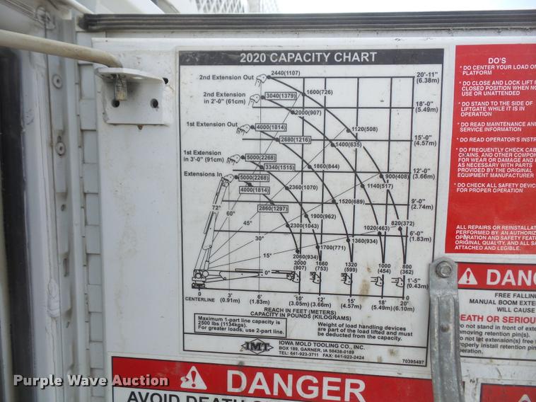 image for item DB0664 2008 Ford F550 Super Duty service truck with crane