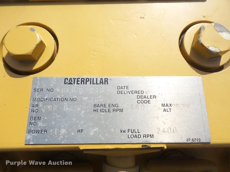 image for item DB0671 Caterpillar 3054 four cylinder turbo diesel engine