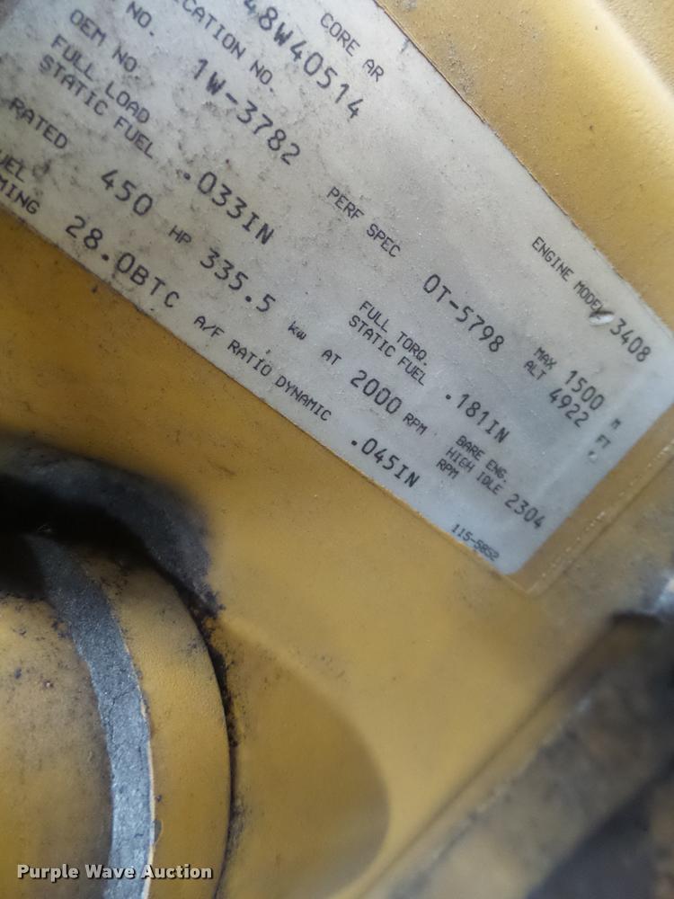 image for item DB1267 1989 Caterpillar 637E scraper