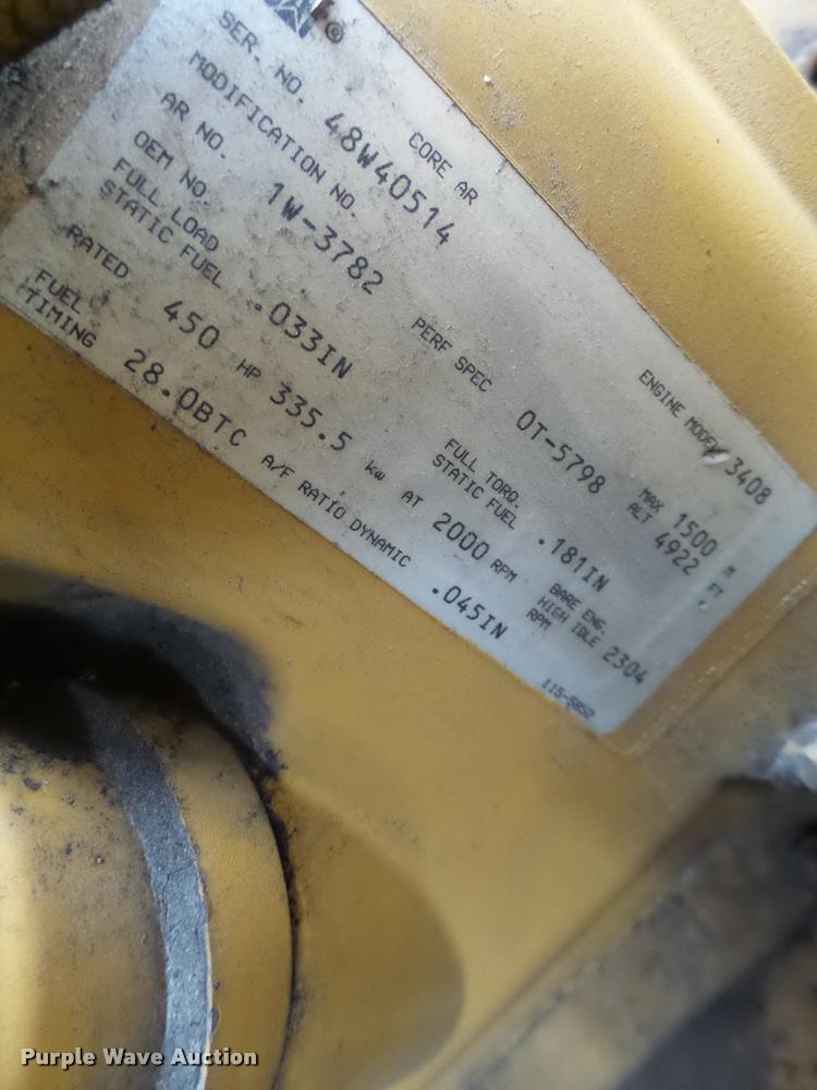 image for item DB1267 1989 Caterpillar 637E scraper