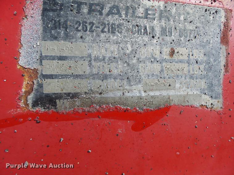 image for item DB1282 1992 CPS bottom dump trailer