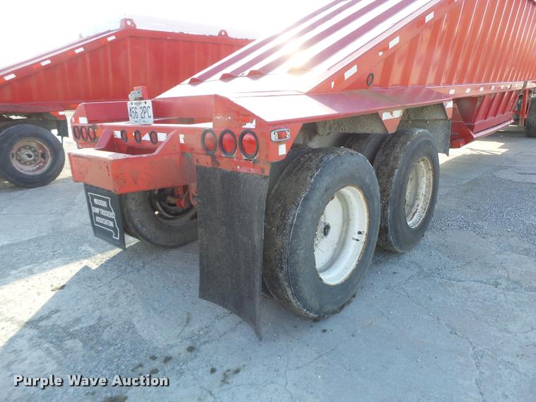 image for item DB1283 1991 CPS bottom dump trailer