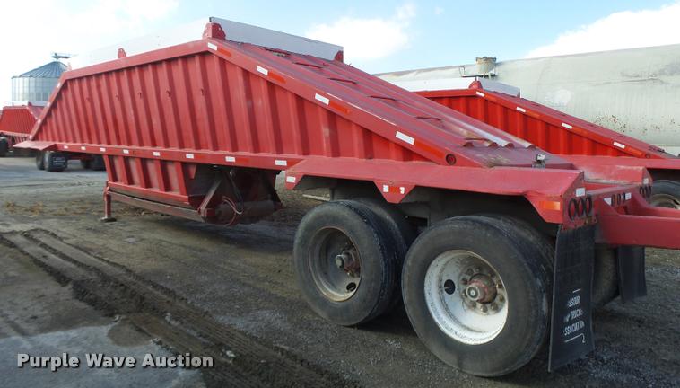 image for item DB1284 1992 CPS bottom dump trailer