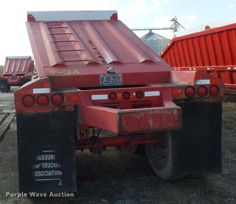 image for item DB1284 1992 CPS bottom dump trailer