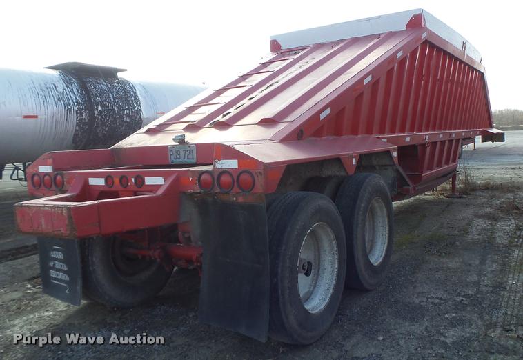 image for item DB1284 1992 CPS bottom dump trailer