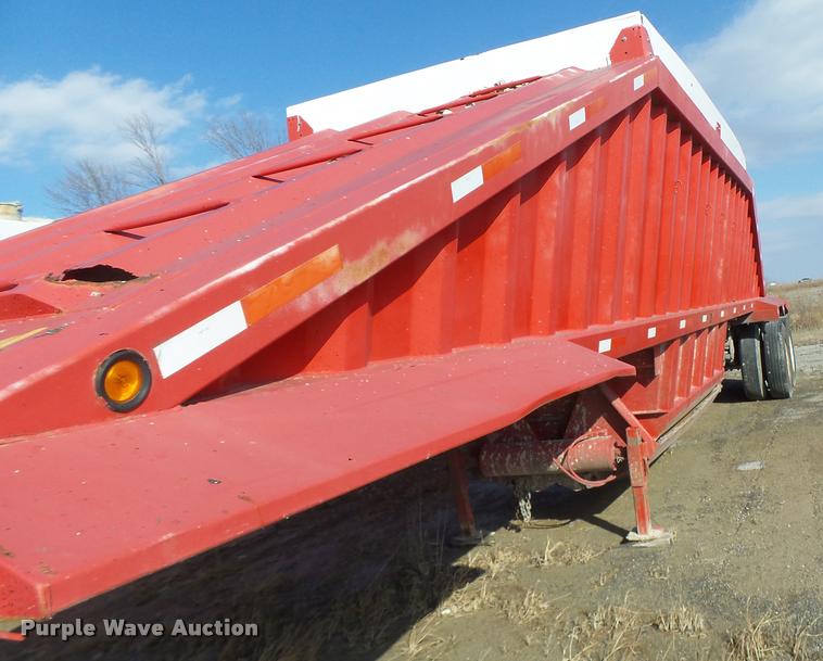 image for item DB1284 1992 CPS bottom dump trailer