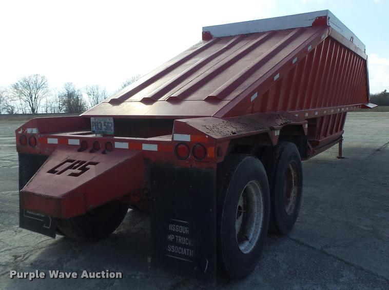 image for item DB1285 1999 CPS bottom dump trailer