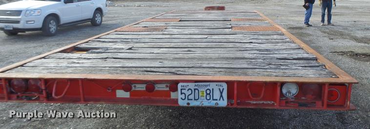 image for item DB1286 1975 Miller tilt deck equipment trailer