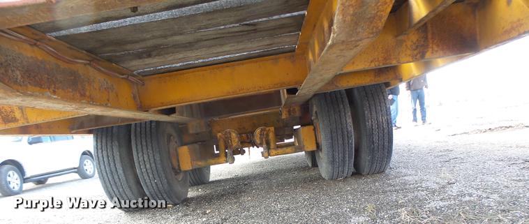 image for item DB1286 1975 Miller tilt deck equipment trailer