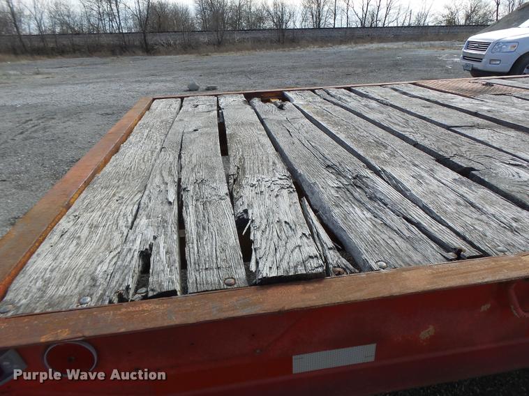 image for item DB1286 1975 Miller tilt deck equipment trailer