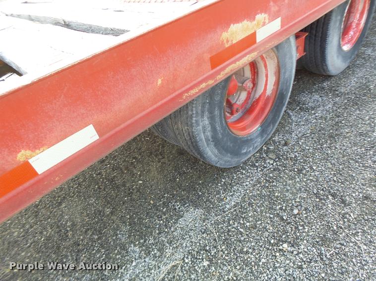 image for item DB1286 1975 Miller tilt deck equipment trailer
