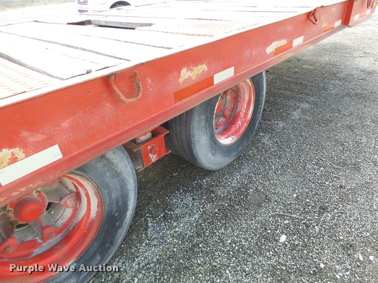 image for item DB1286 1975 Miller tilt deck equipment trailer