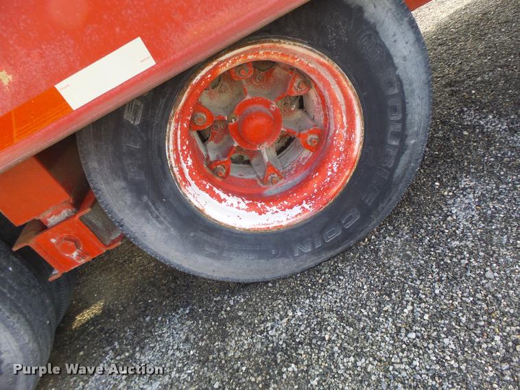 image for item DB1286 1975 Miller tilt deck equipment trailer