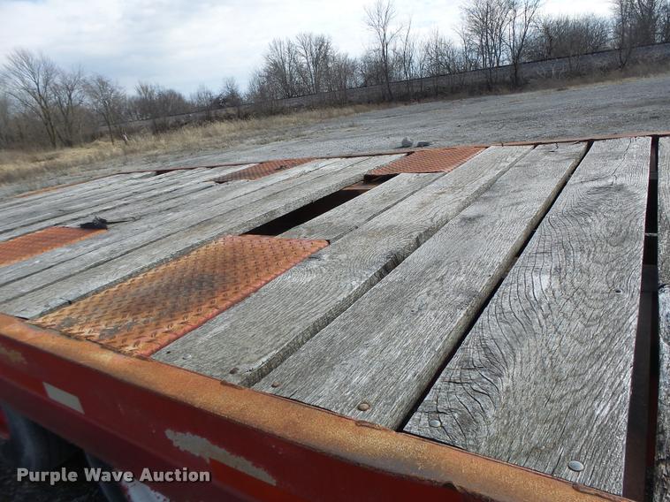 image for item DB1286 1975 Miller tilt deck equipment trailer