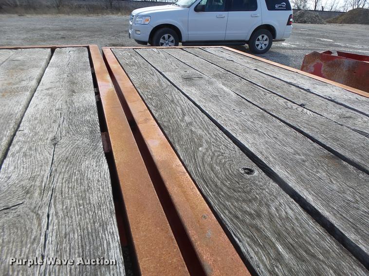 image for item DB1286 1975 Miller tilt deck equipment trailer