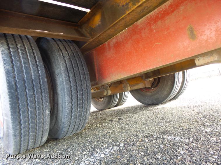 image for item DB1286 1975 Miller tilt deck equipment trailer