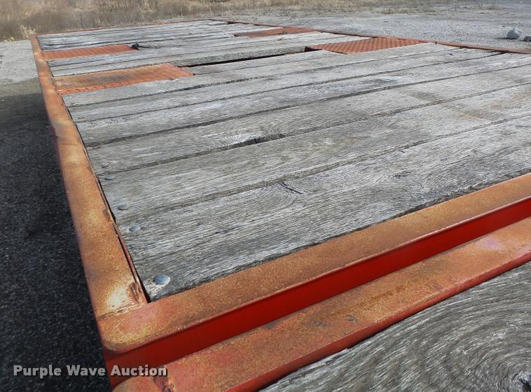 image for item DB1286 1975 Miller tilt deck equipment trailer