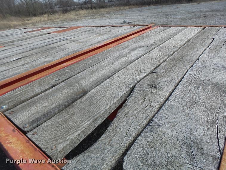 image for item DB1286 1975 Miller tilt deck equipment trailer