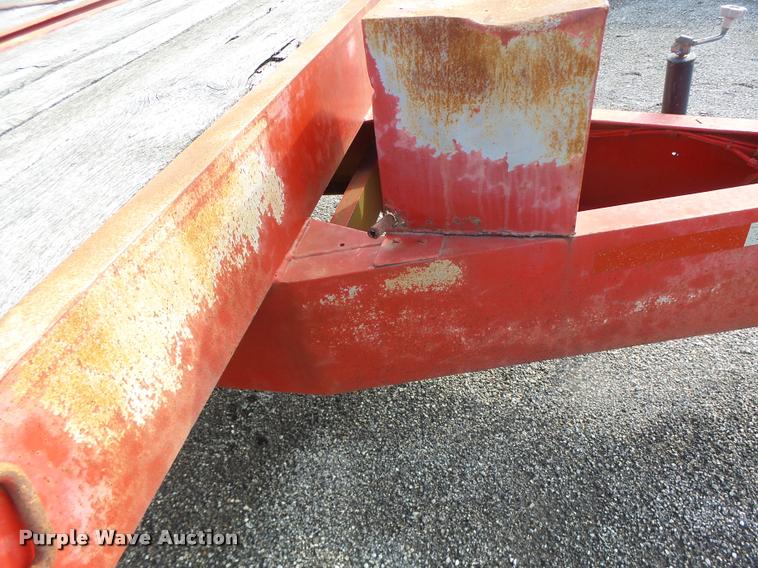 image for item DB1286 1975 Miller tilt deck equipment trailer