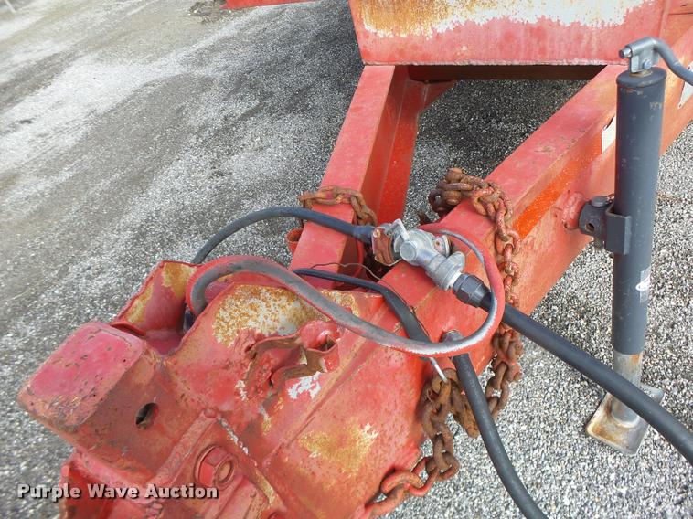 image for item DB1286 1975 Miller tilt deck equipment trailer