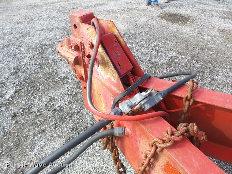 image for item DB1286 1975 Miller tilt deck equipment trailer